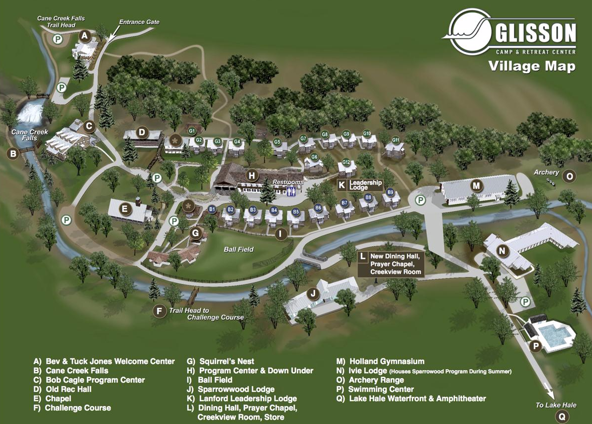 Camp Glisson Property Map North Network